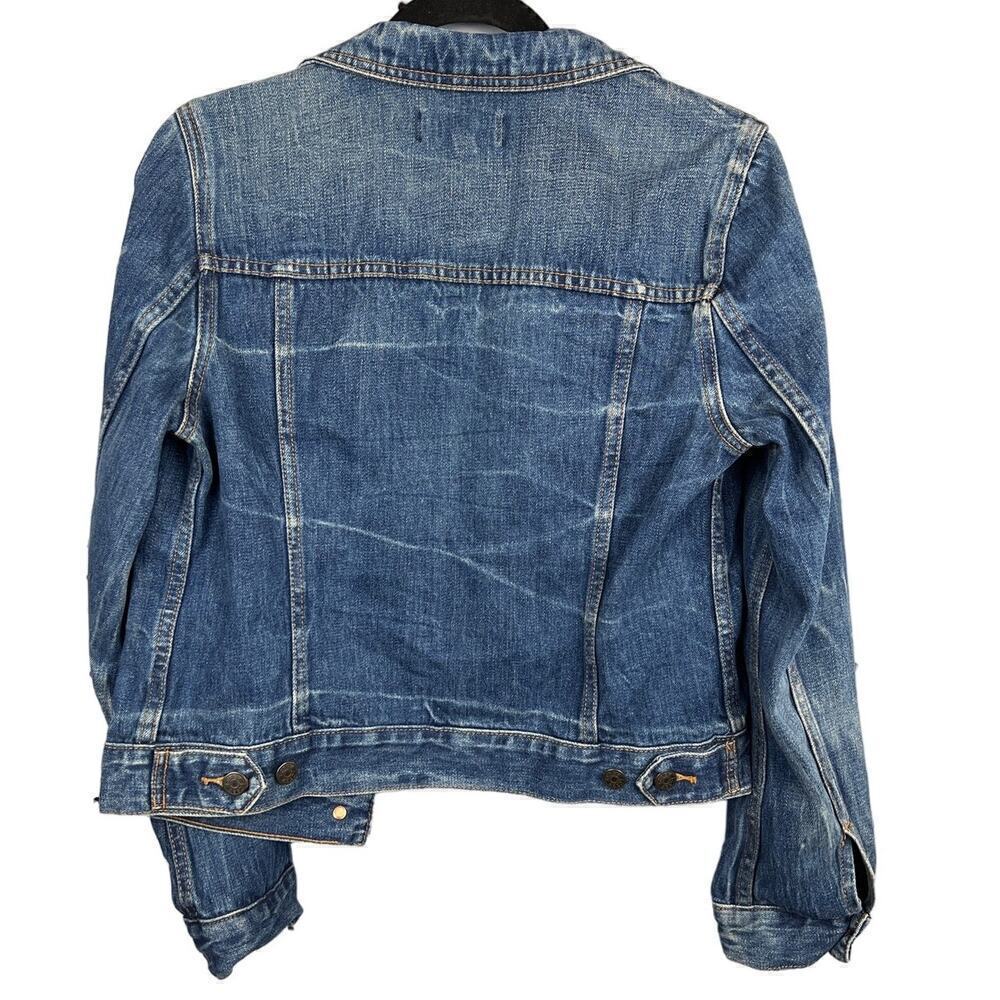 J Crew 100% Cotton Indigo Denim Jacket Size S - Picture 8 of 8
